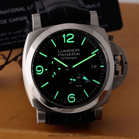 panerai dual time|Luminor BiTempo Power Reserve .